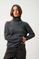 Pull Col Roulé - Roxane - Gris