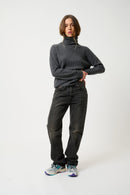 Pull Col Roulé - Roxane - Gris