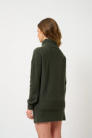 Pull Col Roulé - Roxane - Kaki