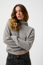 Roll-Neck Jumper - Roxane - Cloud Marl