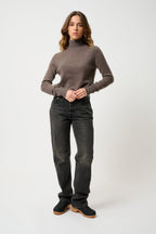 Turtleneck Sweater - Eileen - Brown