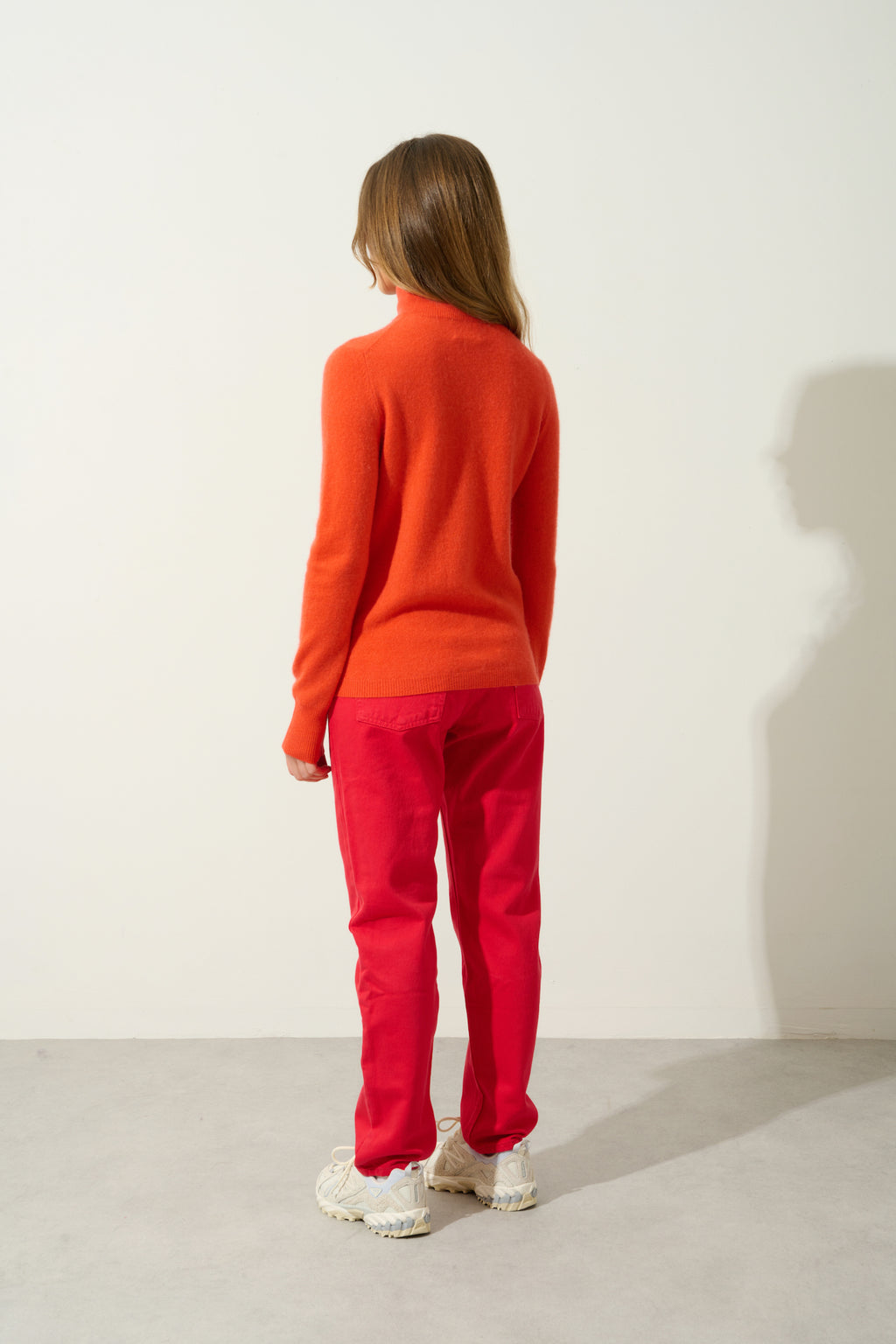 Pull Col Roulé - Eileen - Orange