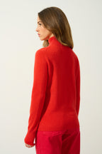 Pull Col Roulé - Eileen - Tomate