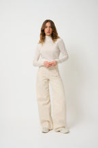 Roll-Neck Jumper - Eileen - Ivory