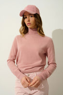 Pull Col Roulé - Eileen - Bois De Rose
