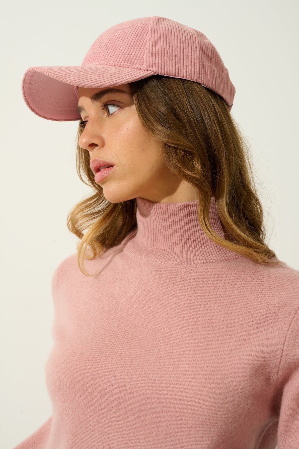 Pull Col Roulé - Eileen - Bois De Rose