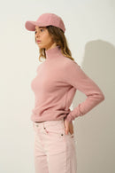 Pull Col Roulé - Eileen - Bois De Rose