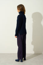 Roll Neck Jumper - Madeline - Navy