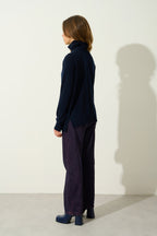 Roll Neck Jumper - Madeline - Navy