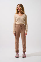 Joggingbroek Anika - Gemêleerd Camel