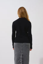 Jersey de cuello camionero - Asta - Negro