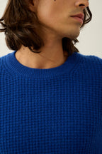 Pull Col Rond 4 Fils - Aksel - Outremer