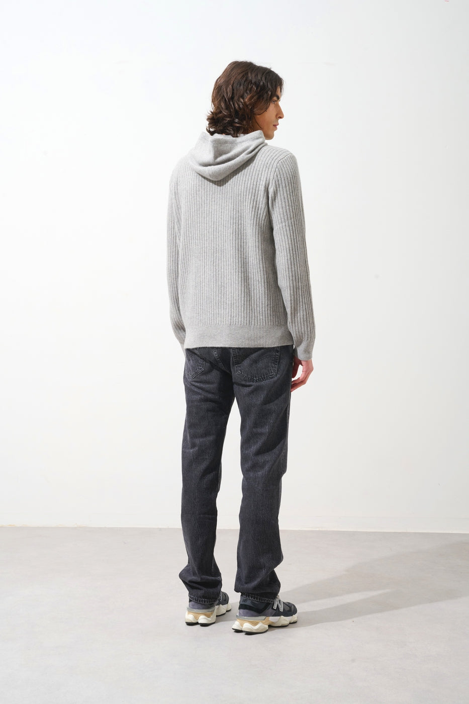 Pull Capuche 4 Fils - Bendt - Nuage Chiné
