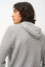 Pull Capuche 4 Fils - Bendt - Nuage Chiné