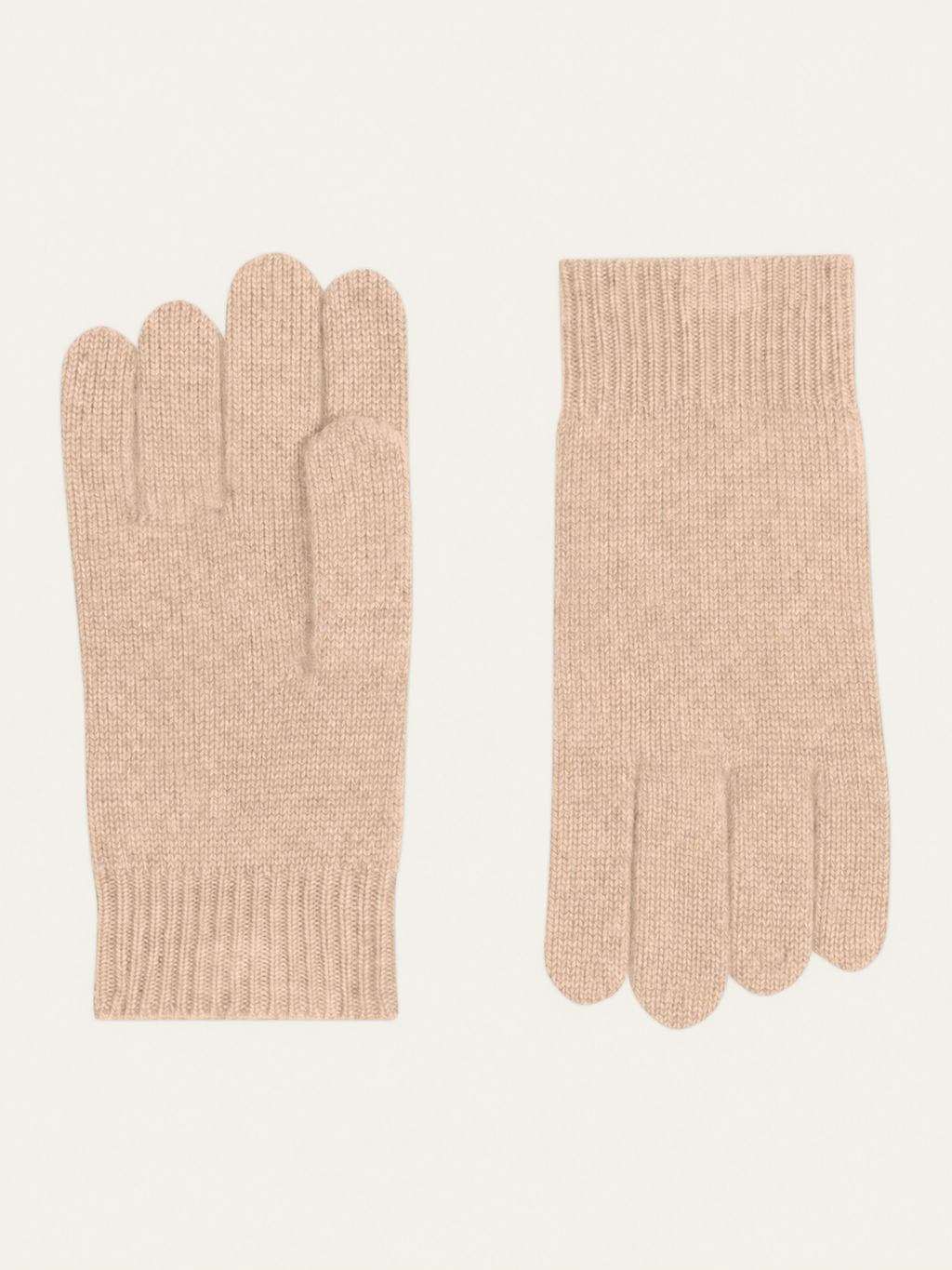 Gants 4 Fils Roc - 100% Cachemire, 4 Fils - Beige - Mixte