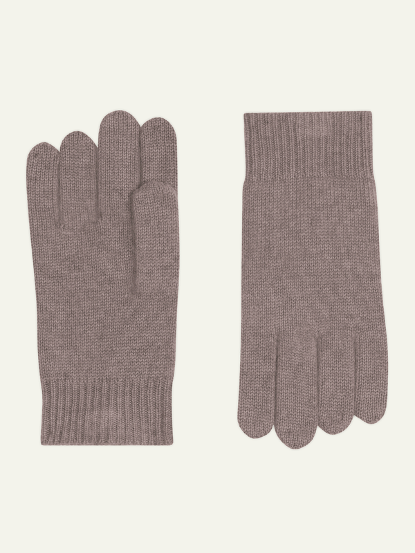 Gants 4 Fils Roc - 100% Cachemire, 4 Fils - Caribou Chiné - Mixte