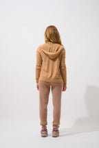 Gilet Zippé Capuche - Colombis - Sahara