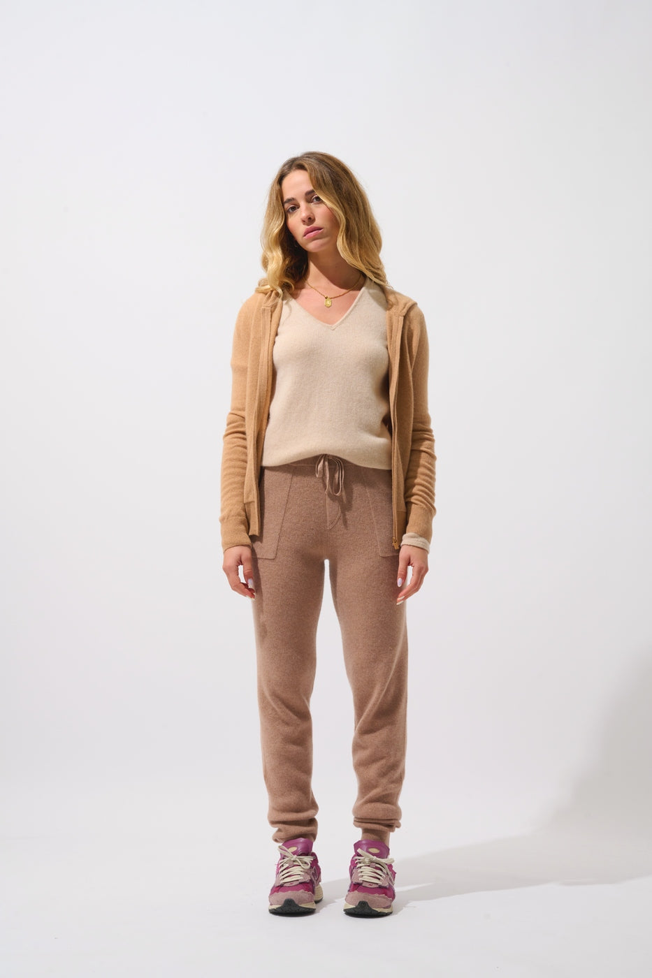 Gilet Zippé Capuche - Colombis - Sahara