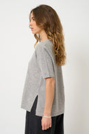 T-Shirt Col Rond - Maelys - Nuage Chiné