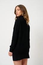Roll-Neck Jumper - Roxane - Black