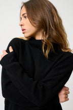 Roll-Neck Jumper - Roxane - Black