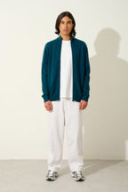 Gilet Zippé Col Montant - Albaron - Vert Canard