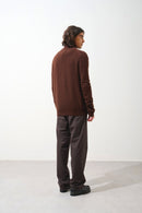 Gilet Zippé Col Camionneur 4 Fils - Lyna - Café