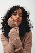 6-Ply Mittens - Iris - Brown