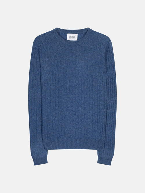 Pull Col Rond - Bella - Bleu