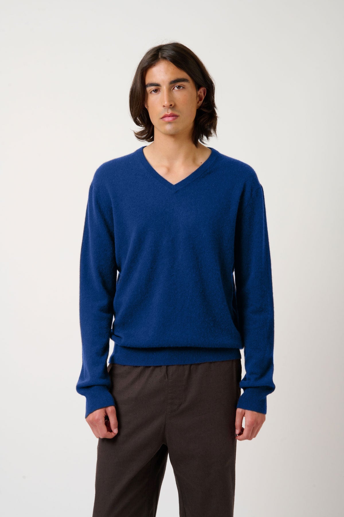 Pull Col V - Agel - Outremer