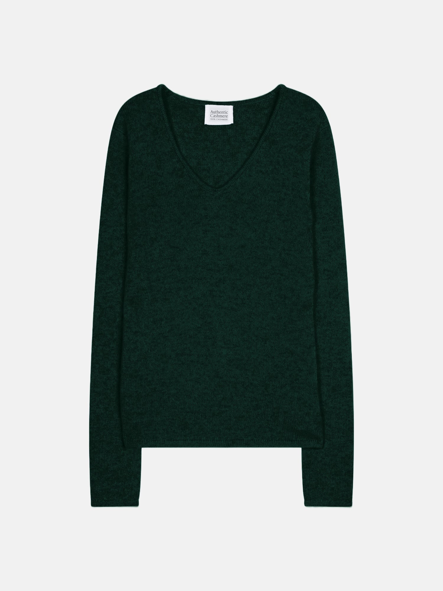 V-Neck Jumper 4 Threads Chelsea - Cypress - 100% Cashmere 4 Threads