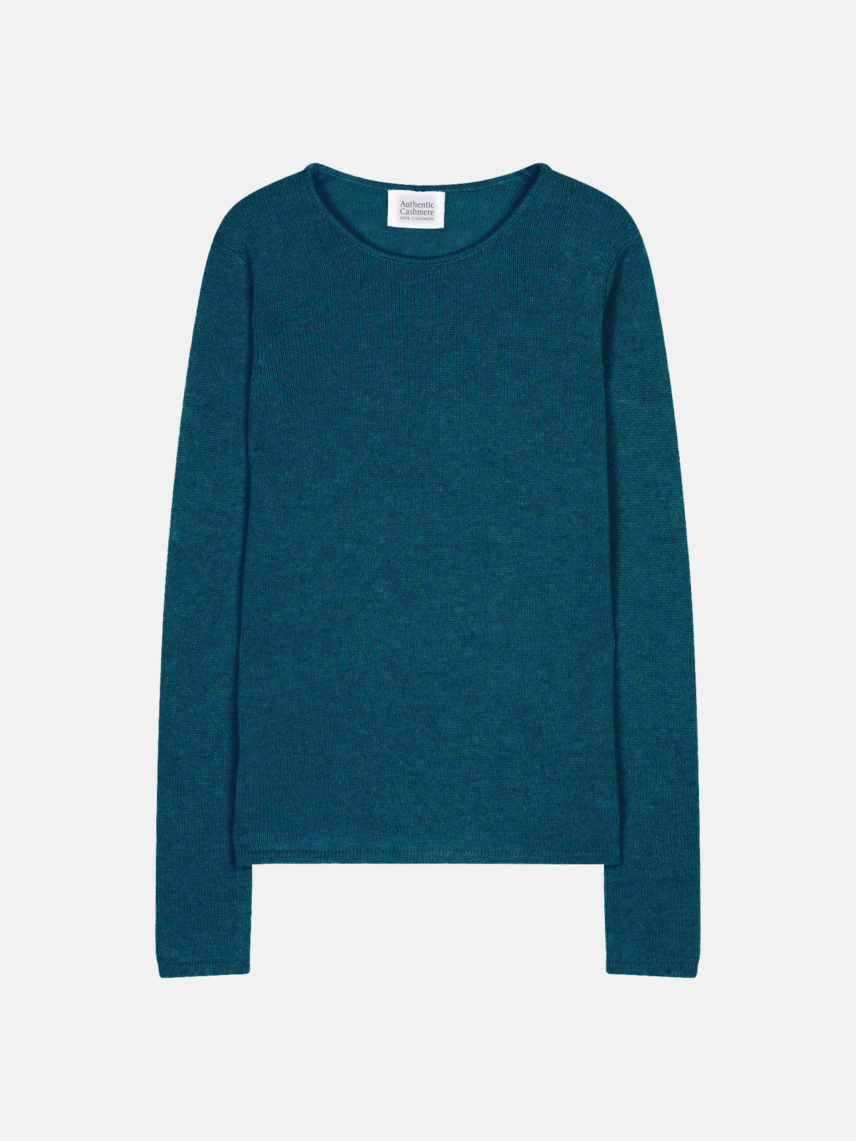 Pull Col Rond 4 Fils Ivy - Paon - 100% Cachemire 4 Fils
