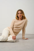 Jersey Cuello Redondo 4 Hilos - Ivy - Beis