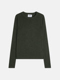 Pull Col Rond - Ecrin - Kaki Chiné