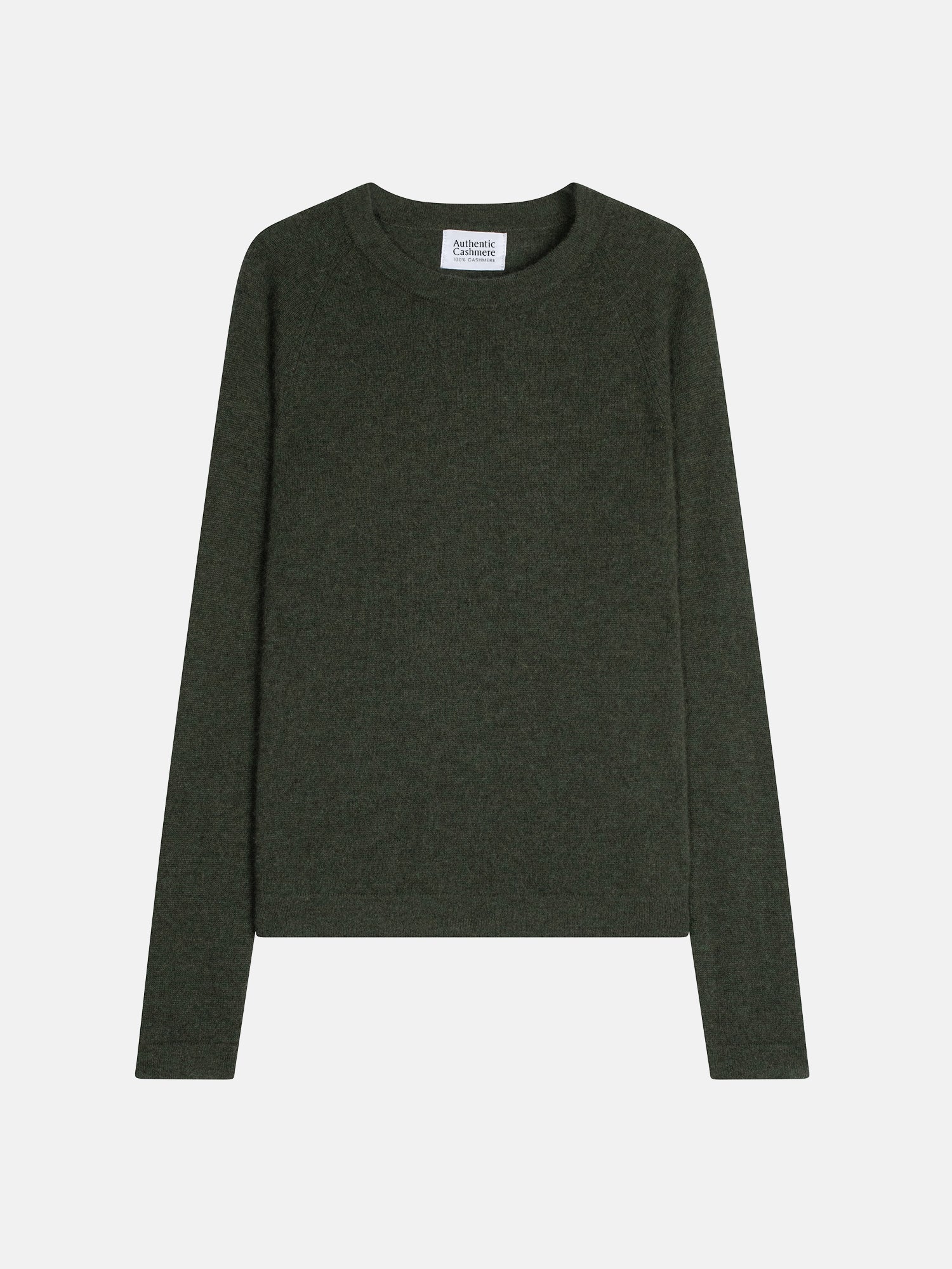 Pull Col Rond - Ecrin - Kaki Chiné
