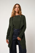 Veste - 100% Cachemire 2 Fils - Kaki