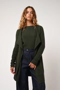 Veste - 100% Cachemire 2 Fils - Kaki