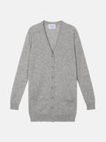 V-Neck Cardigan - Cimet - Grey
