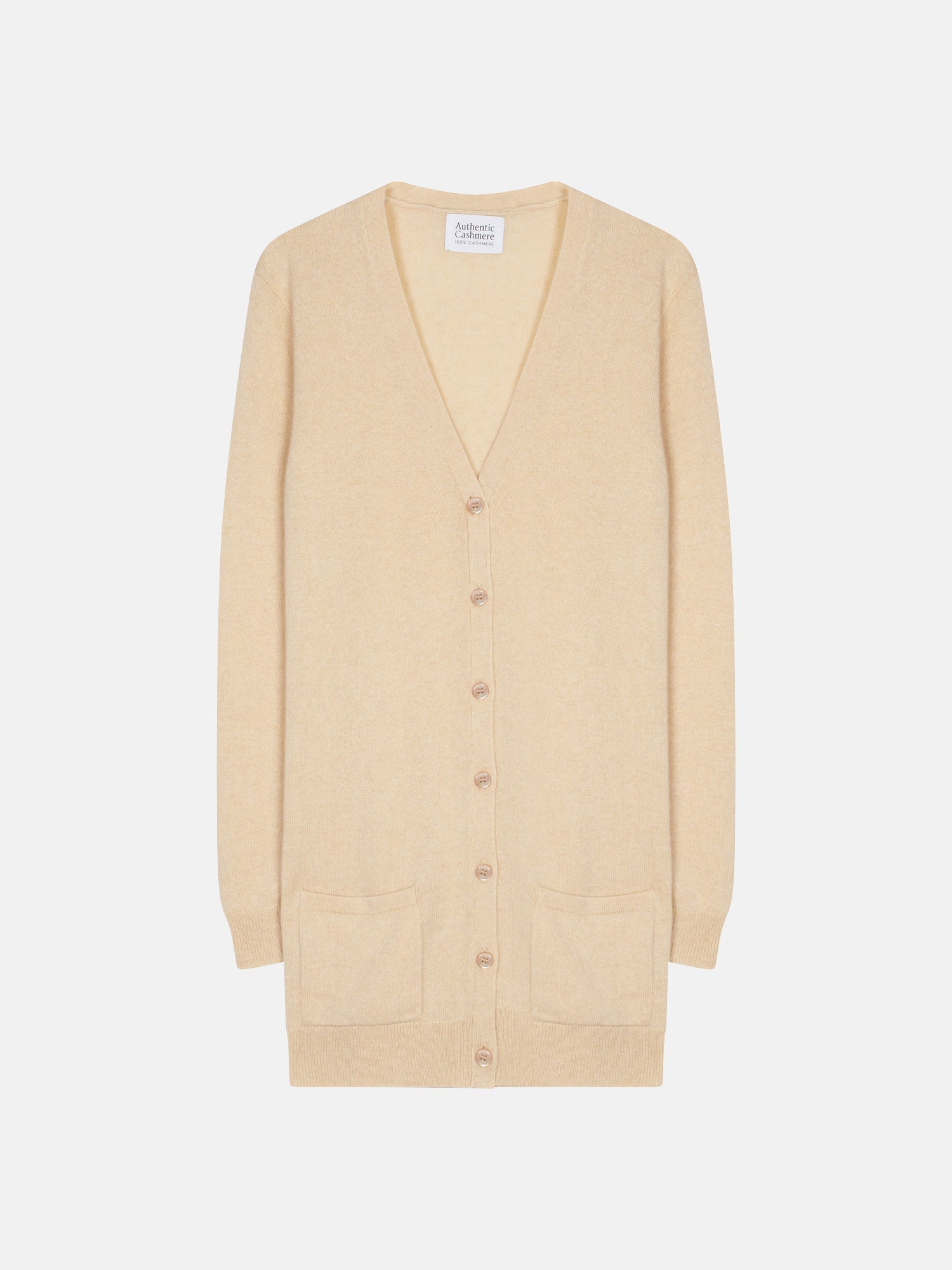 Cardigan Cuello V - Cimet - Beige
