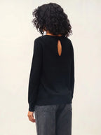 Jersey Cuello Barco Gota Espalda - Dibona - Negro