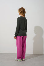 Crew-Neck Jumper - Etret - Mottled Khaki
