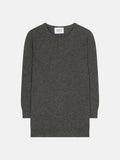 Pull Col Rond Boutonné Dos - Estaris - Gris