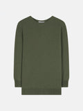 Pull Col Rond Boutonné Dos - Estaris - Kaki