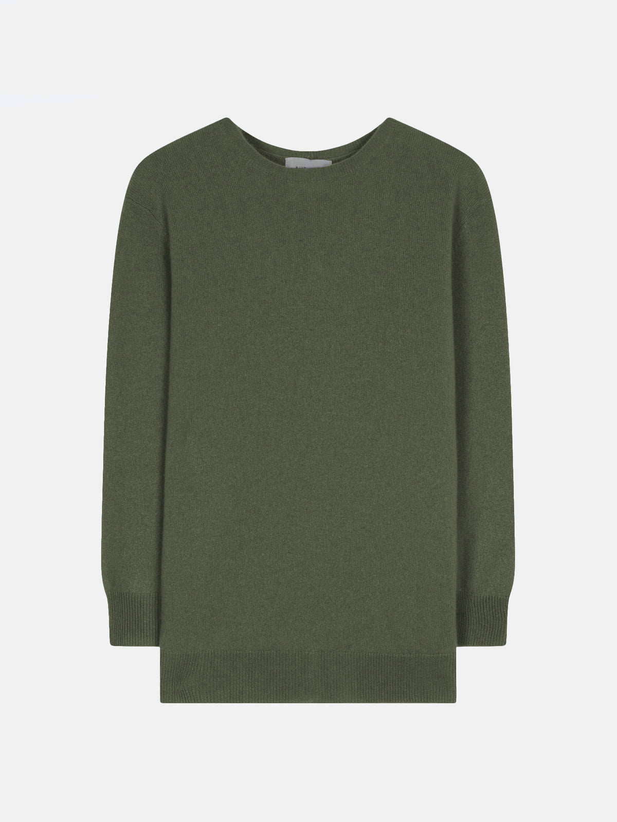 Pull Col Rond Boutonné Dos - Estaris - Kaki