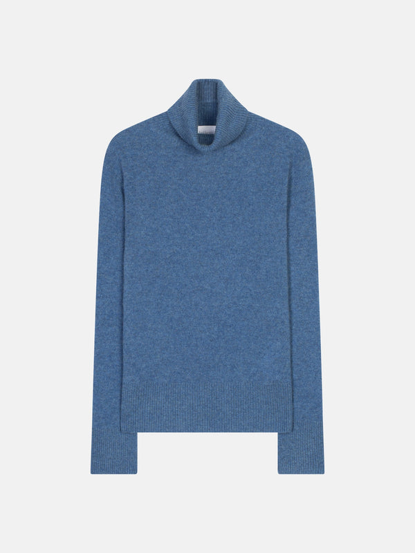 Roll-Neck Jumper - Fornet - Blue