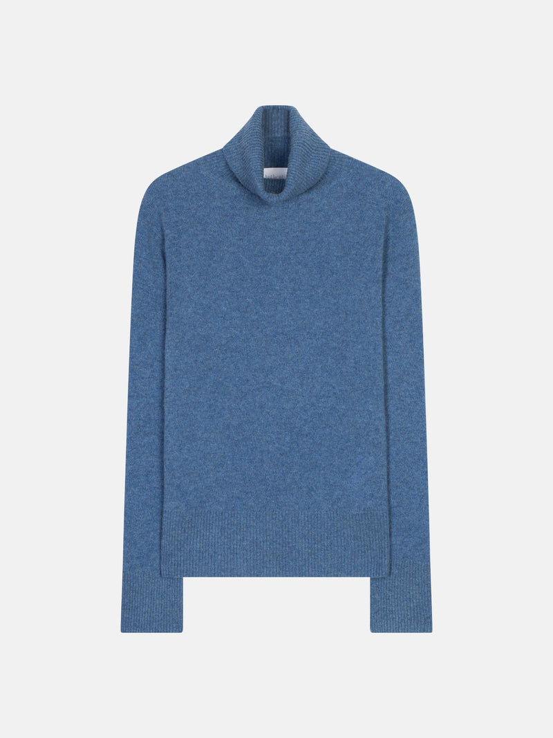 Turtleneck Sweater - Fornet - Blue