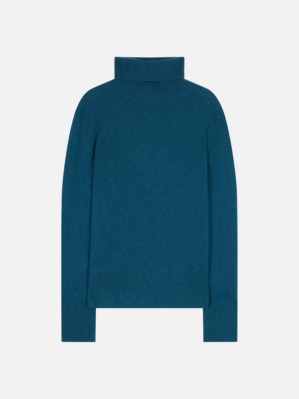 Roll-Neck Jumper - Fornet - Blue