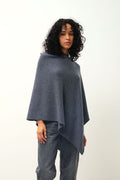 Poncho de 4 cabos - Meryl - Antracita jaspeado