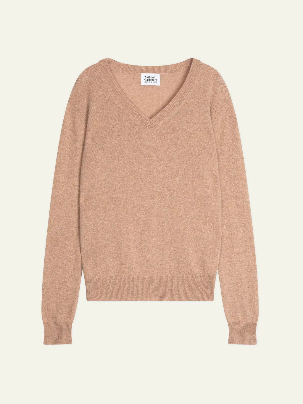 Pull Col V  - Gardoria - Camel Chiné