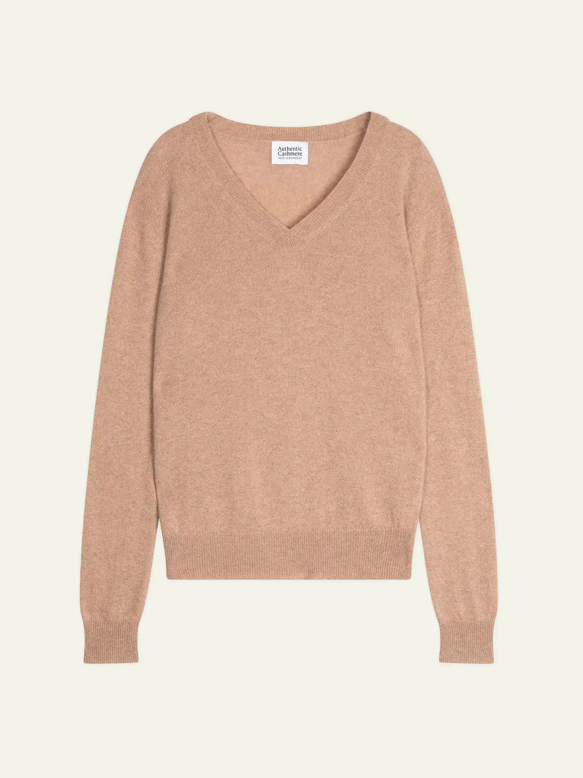 Pull Col V  - Gardoria - Camel Chiné
